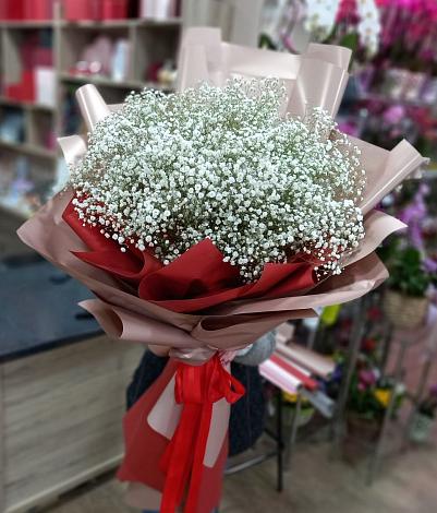 Букет цветов из: Гипсофила в Новониколаевском