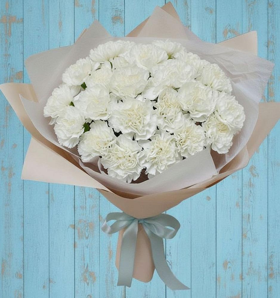 Букет цветов из: Гвоздики в Новониколаевском