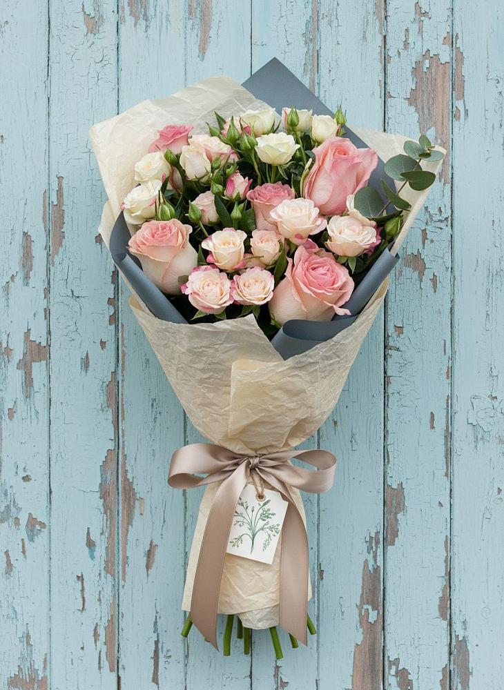 Букет цветов из: Розы в Новониколаевском