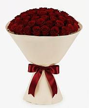 Букет 101 Бордовая роза Блэк Бакарра в Новониколаевском