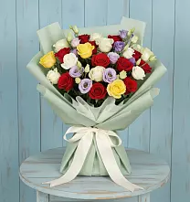 Букет цветов из:  Розы в Новониколаевском