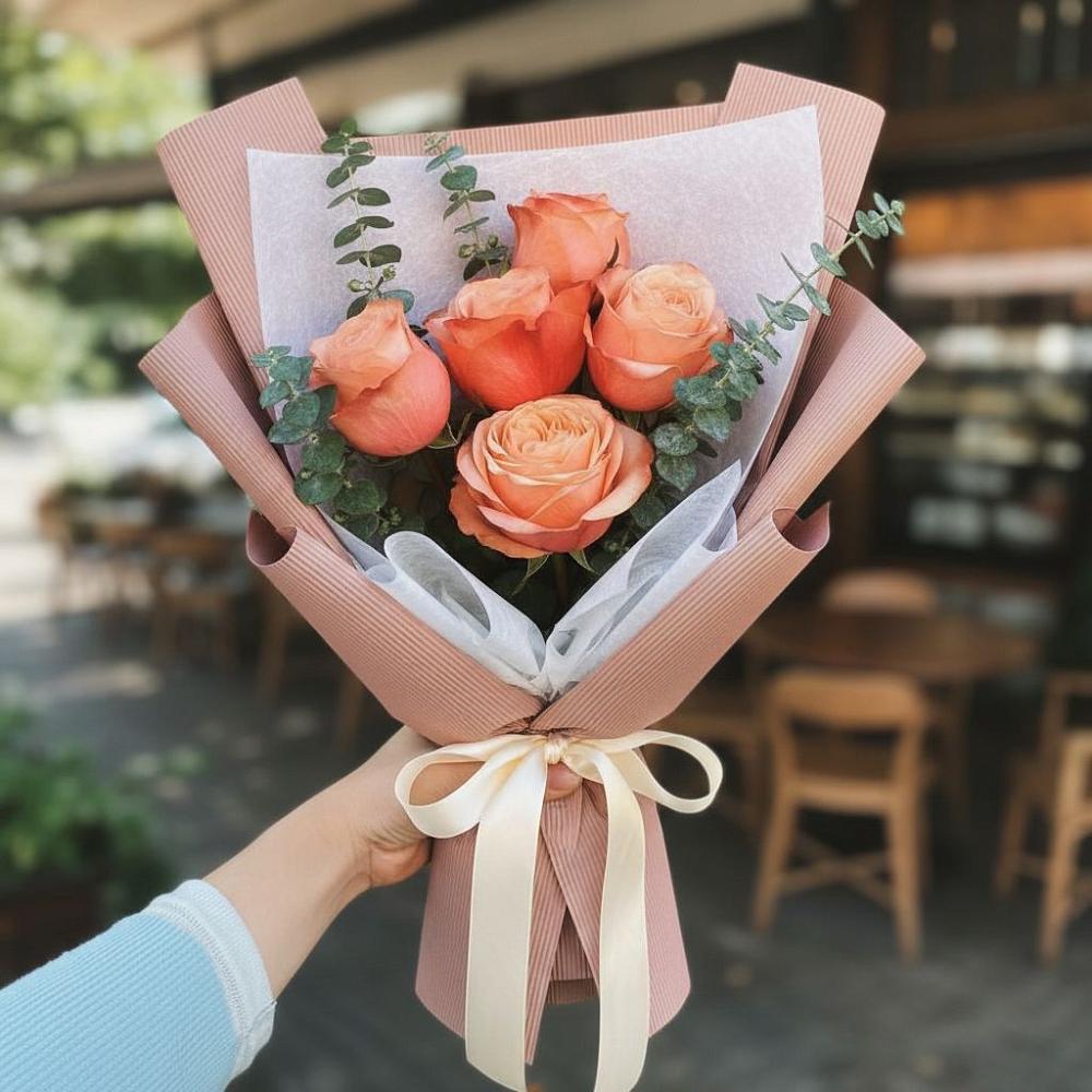 Букет цветов из: Розы в Новониколаевском