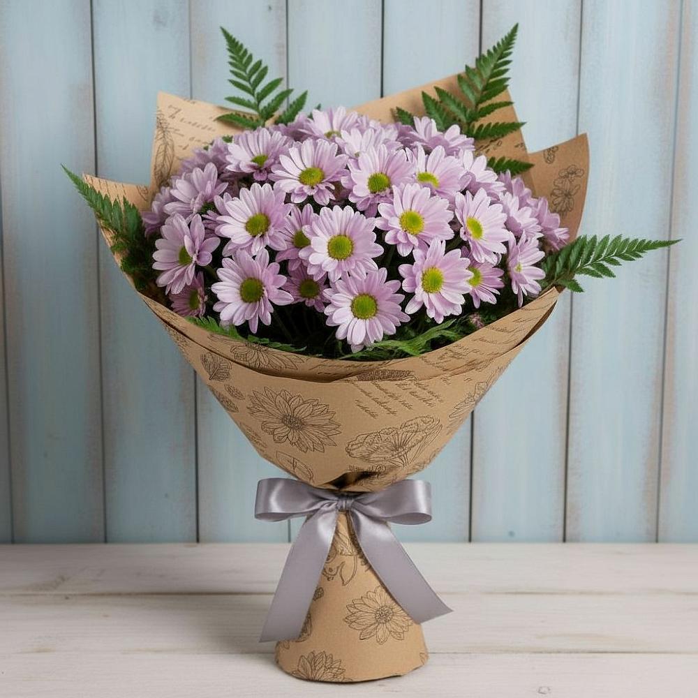 Букет цветов из: Хризантемы в Новониколаевском