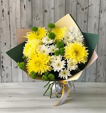 Букет цветов из:  Хризантемы #REPLACE_PRED# Новониколаевском