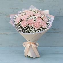 Букет цветов из:  Гвоздики в Новониколаевском