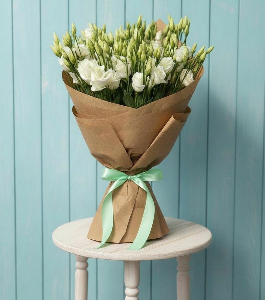 Букет цветов из: Лизиантусы в Новониколаевском