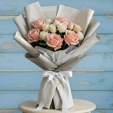 Букет цветов из:  Розы в Новониколаевском