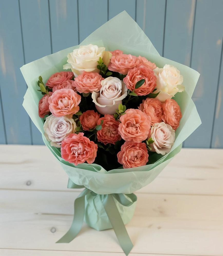 Букет цветов из: Розы в Новониколаевском