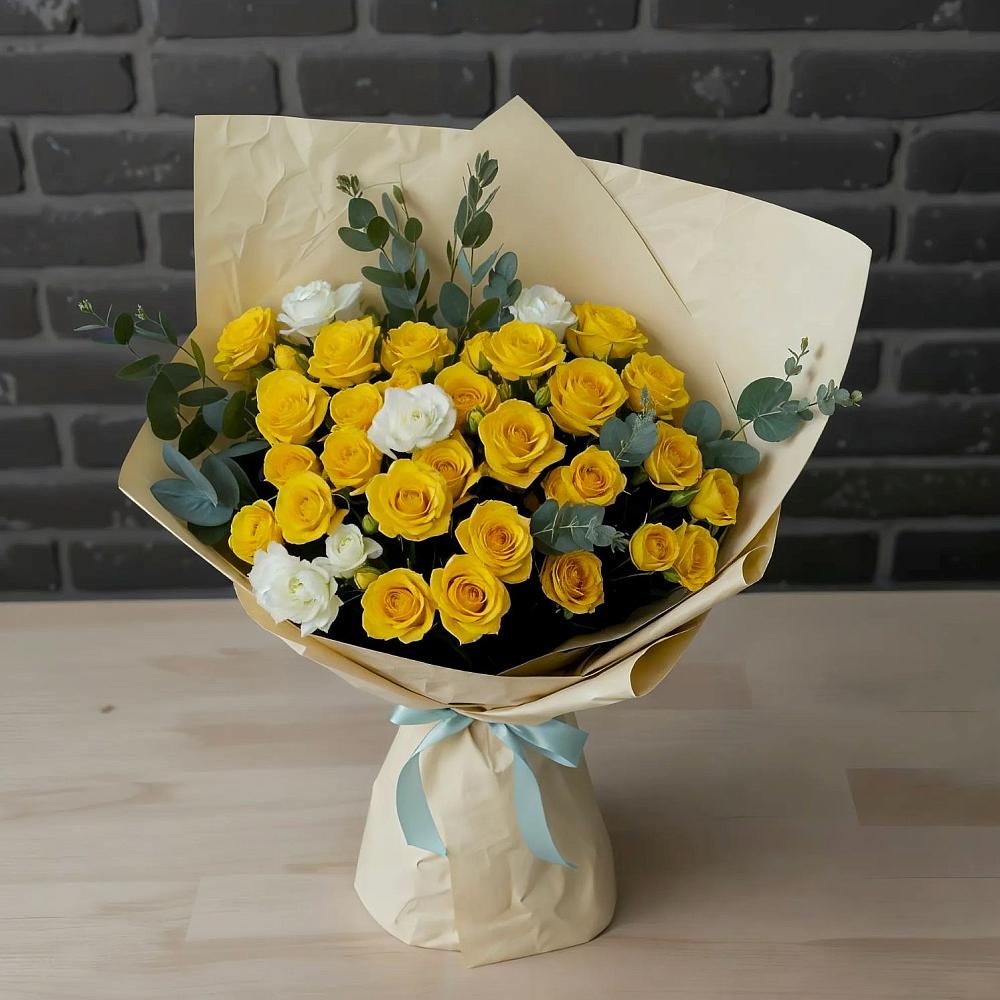 Букет цветов из: Розы в Новониколаевском