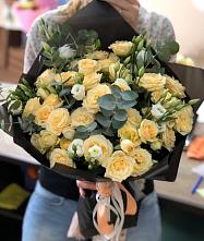 Букет цветов из:  Розы и Лизиантусы #REPLACE_PRED# Новониколаевском