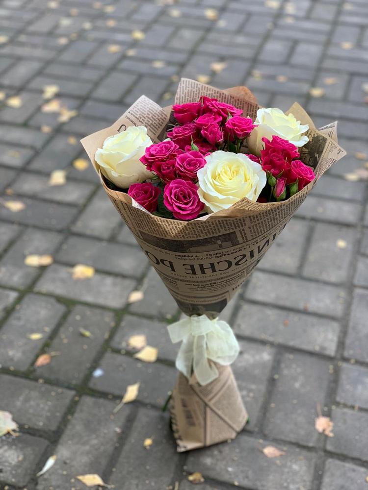 Букет цветов из: Розы в Новониколаевском