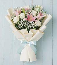 Букет цветов из:  Лилии в Новониколаевском