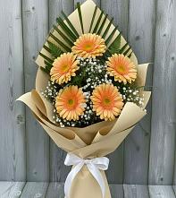 Букет цветов из:  Герберы #REPLACE_PRED# Новониколаевском
