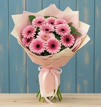 Букет цветов из:  Герберы в Новониколаевском
