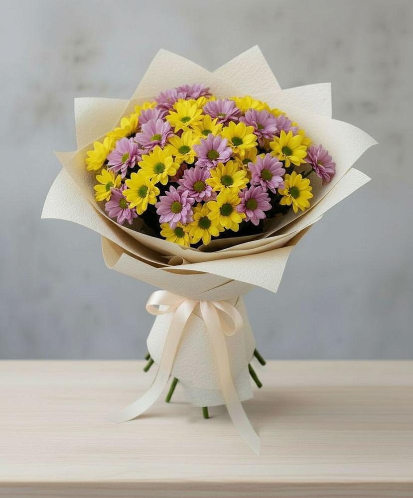 Букет цветов из: Хризантемы в Новониколаевском