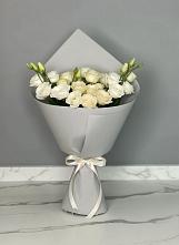 Букет цветов из:  Розы и Лизиантусы в Новониколаевском